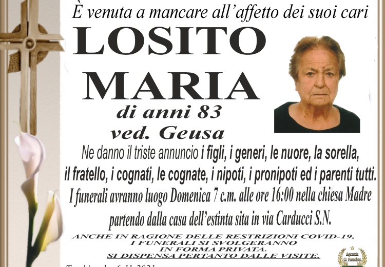 annuncio losito maria