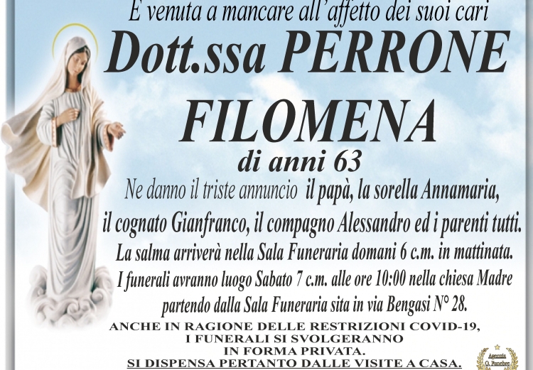 Annuncio Perrone Filomena