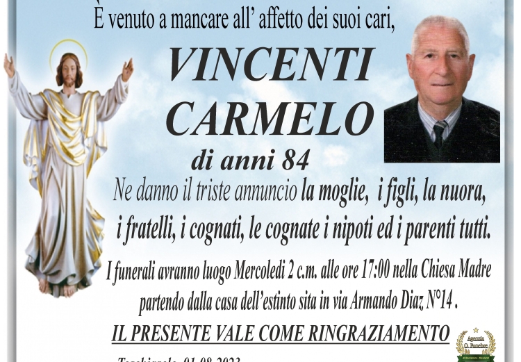 Annuncio vincenti carmelo