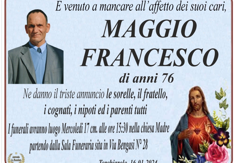 ANNUNCIO MAGGIO FRANCESCO