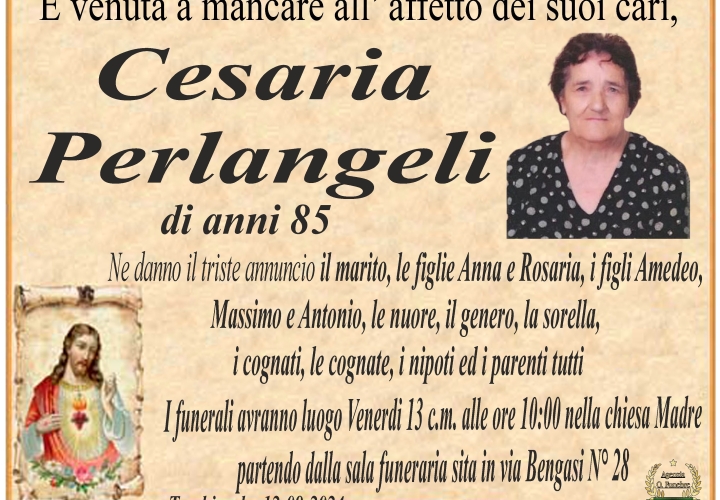 Annuncio Cesaria Perlangeli