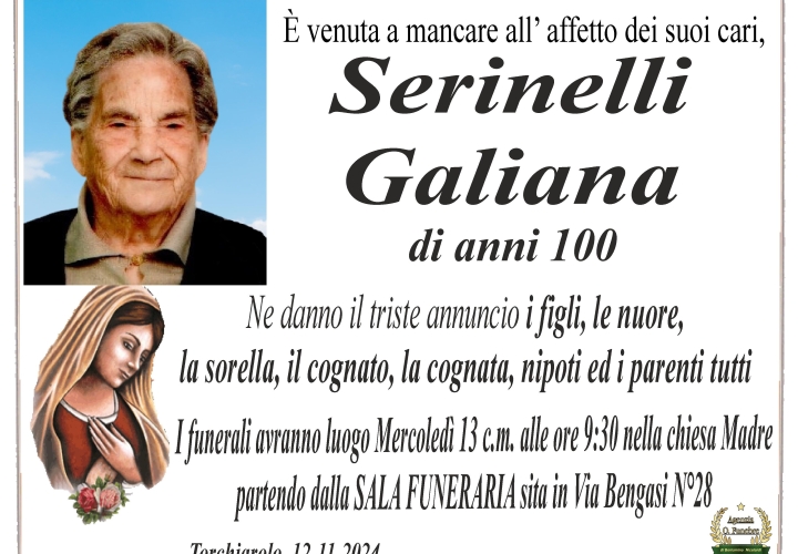 Annuncio SERINELLI GALIANA